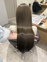 アヴァンス 京橋店(AVANCE)&nbsp;黒髪カタログ/クラゲヘアー/オリーブグレー/京橋