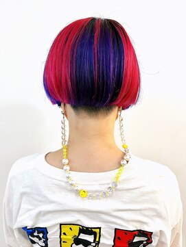 ホープ 渋谷(HOPE) 刈り上げボブ　２カラー　デザインカラー