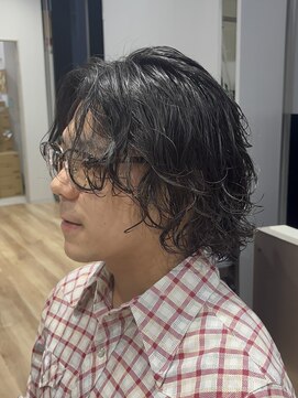 美容室 スタイルエキシティ(STYLE EKI CITY) メンズミディアムパーマ/波巻きスパイラルパーマ/サーフカール