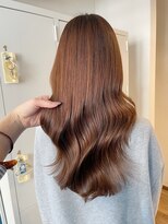 ブレス ヘアアンドスパ 湘南台(bless hair spa)&nbsp;チョコブラウン　　韓国巻き付