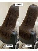 髪質改善/ストレートロング/ツヤ髪