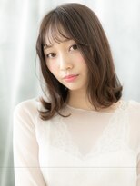 ドクターズサロン LAB 小山店&nbsp;ミルクティーカラー立体感ワンカールミディアムu小山20代30代