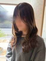 コモドルポ(comodo rupo)&nbsp;レイヤー×透け感ブラウン