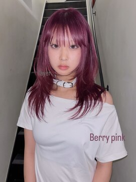 ウィットサークル(wit circle) ベリーカラーにレイヤースタイル