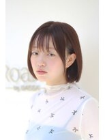 ロアネ バイ バサ 都立家政店(Roane by BASSA)&nbsp;ベージュカラー/ナチュラル/ボブ/ぱっつん前髪