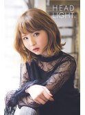 *Ursus hair*切りっぱなしボブに外ハネパーマ