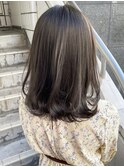 【ROULAND石川】透ける暗髪ケアカラーグレージュ