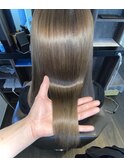 【髪質改善 Rr salon自由が丘】オリーブベージュ/高濃度水素Tr
