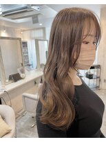 ジーナ 船橋(Zina)&nbsp;大人かわいい20代30代40代小顔ショコラベージュ１Zina船橋