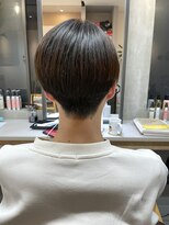 カームリーヘアー(calmLY HAIR) ベリーショート/ダークアッシュ/ニュアンスパーマ/韓国マッシュ