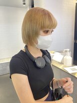 ゲーム 原宿店(GAME)&nbsp;ミルクティーベージュ/ダブルカラー/ケアブリーチ/髪質改善/原宿