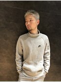 大人男子のブリーチカラー