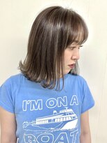 フォーク FOLK&nbsp;【FOLK】極細ハイライト☆似合わせ外ハネミディアムボブ♪