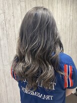 アース 綱島店(HAIR&MAKE EARTH)&nbsp;グレージュ×バレイヤージュ