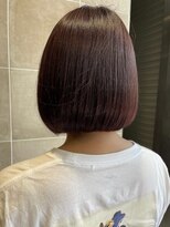 ラヴェストバイフレイスウェル(LOVEST by frace well)&nbsp;ミニボブ/ピンクブラウン☆似合わせカット