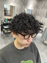 ビカムメンズヘアー 栄店(become men's hair)&nbsp;【プードルパーマ×刈り上げショートマッシュ】名古屋栄メンズ