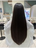 ロングヘア×艶髪×ダークカラー