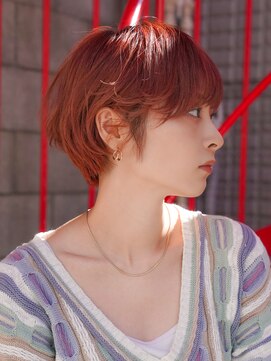 カライングドゥ(ing deux) 大人可愛い20代30代40代黒髪前下がりショートボブ丸みショート◎