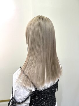 ニール 名古屋 伏見 丸の内(NEELU) 【Neelu_scuro_citron】2bleachで作るホワイトベージュ