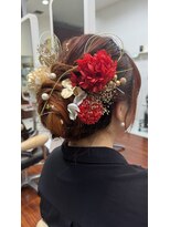 ラディシュ さがみ野(RADISH)&nbsp;20代成人式卒業式向け♪ナチュラルカラー編み込みアレンジヘア