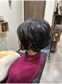 ショート×ゆるふわパーマ