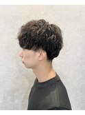 メンズ×スパイラルパーマ☆