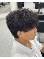 ブライト(BRIGHT)&nbsp;マッシュ緩めスパイラルパーマ静岡メンズ