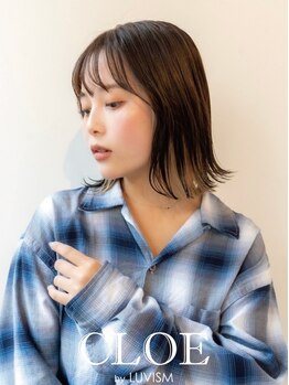 クロエバイラヴィズム 古町6番店(CLOE by LUVISM)の写真/【カット+オーガニックフルカラー+ナノスチーム3stepTR¥7400】“ずっと可愛い”秘訣はうる艶髪にあり☆