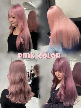 ベレーザ 渋谷(BELEZA) 14557ブリーチ＆ダブルカラーラベンダーパープルレイヤーロング