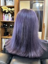 ヘアー デザイン ソレイユ 東久留米店(Hair Design SOLEIL)&nbsp;パープルカラー
