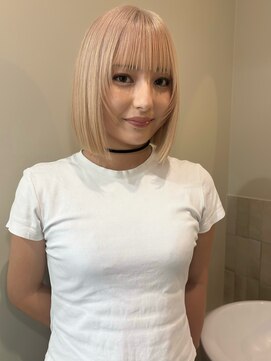 キオクエコ(KIOX eko) ホワイトベージュ/ハイトーンボブ/名古屋ボブ