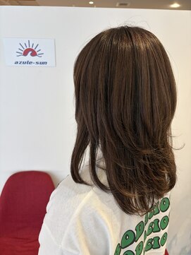 アズールサン 草加西口店(azule-sun) ハイライトカラー,グレージュ,白髪ぼかし,レイヤー【草加】