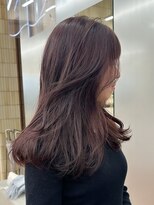 パークレーン アイス イヴェン(park lane ICI yeven)&nbsp;ブリーチなしダブルカラーボルドーワインレッド赤髪冬カラー