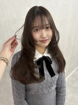 フランチェスカドット(francesca.)&nbsp;《別所好葉》レイヤーカット×チョコレートブラウン