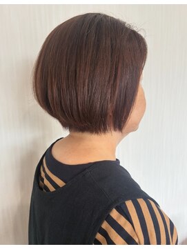 ヴァンカウンシル 清須店(VANCOUNCIL) 大人女性輝く白髪カバー×透明感カラー/扱いやすいショートボブ