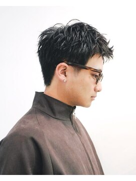 ゾーイ ボーイズ(ZOEY boyz) スパイキーショートピンパーマ刈り上げフェード