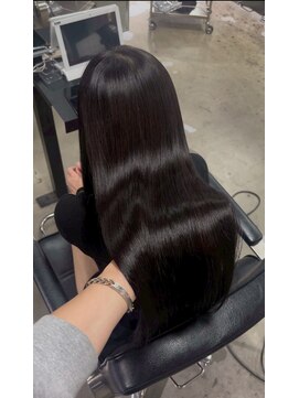 ザシェノンウメダ(THA CHAINON UMEDA) 着物ヘア/大人ガーリー/ダークアッシュ/似合わせカット/心斎橋