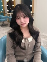 ボタン 熊本(VOTAN) 水光カラー/レイヤーカット/髪質改善/中明度/韓国ヨシンモリ