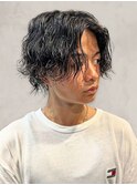 カット＋骨格補正ツーブロックパーマ