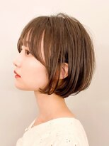 シシ 大宮(She 2.) ショートボブ/丸みショート/シースルーバング/アッシュブラウン