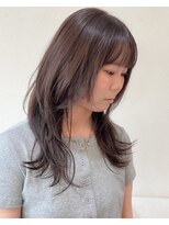 セットアップ 岡山北長瀬店(SET-UP) レイヤーカットハッシュカットロングウルフ暗髪