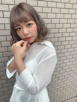 シエ バイ ケンジ 湘南台(sie by KENJE)&nbsp;ダークパープル/ナチュラルショート/夏のヘアアレンジ/湘南台