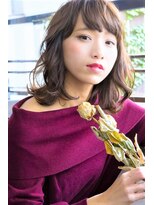 ノウェム バイ シーラス(novem by cirrus)&nbsp;【novem by cirrus】 55 フリンジバング×グレージュ20代/30代