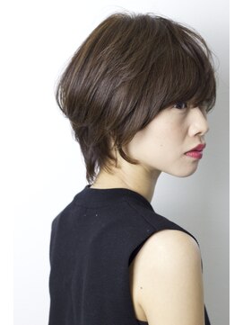 アンソメット 上津店(UN SOMMET) ショートボブ×耳掛けショート