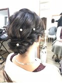 なみゆるふわアップアレンジ【ヘアアレンジ　立川/立川南/袴】