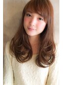 小顔ナチュラルロング