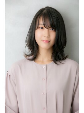 リヴィエラ 西日暮里店(Riviera) 【Riviera西日暮里店】大人可愛いふんわりセミディ【草薙】