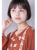 エース (ACE)&nbsp;ACE 前髪パッツンミニボブ×アッシュグレー