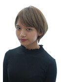 小顔効果抜群◎柔らかショート