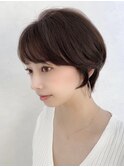 ショートパーマ☆シアーグレージュ